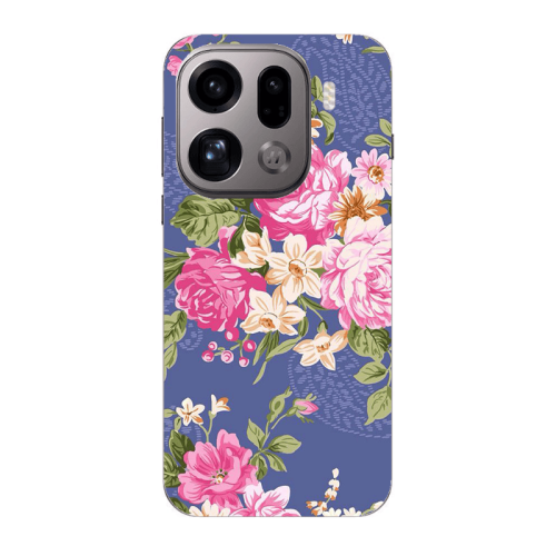 Oppo Find X9 Pro Mixed roses Transparent Silicone TPU Θήκη